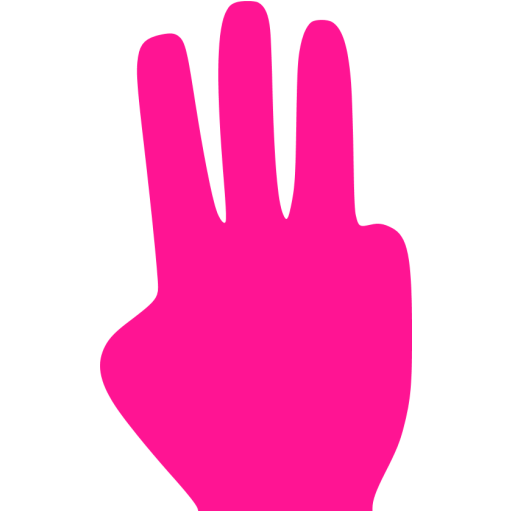 Three Fingers PNG Free File Download