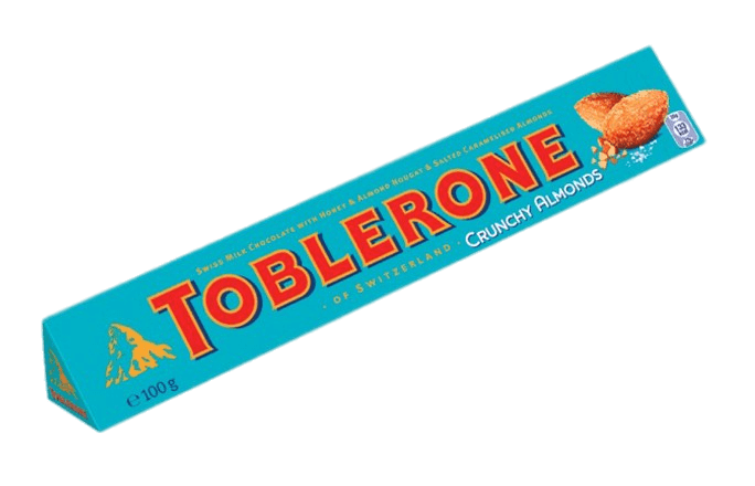 Toblerone Crunchy Almonds PNG HD Quality