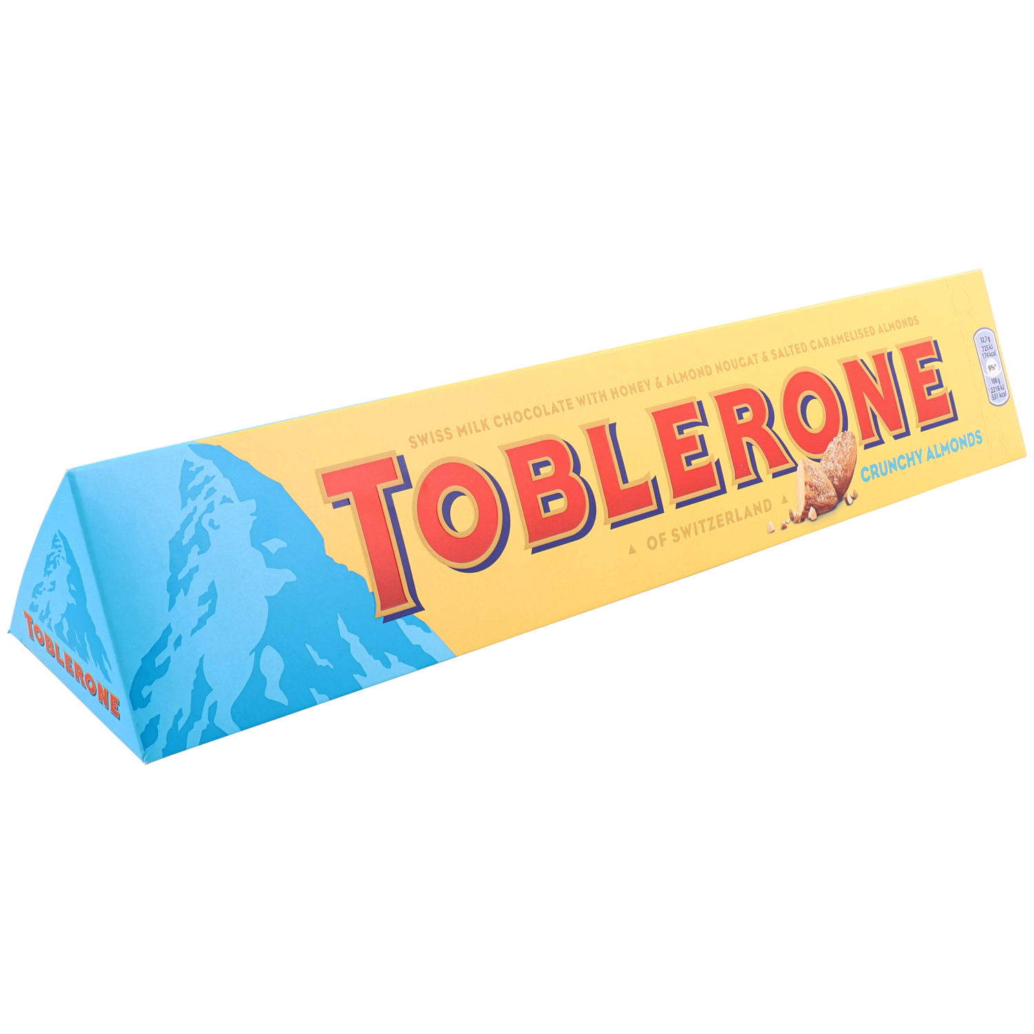 Toblerone Crunchy Almonds Transparent PNG