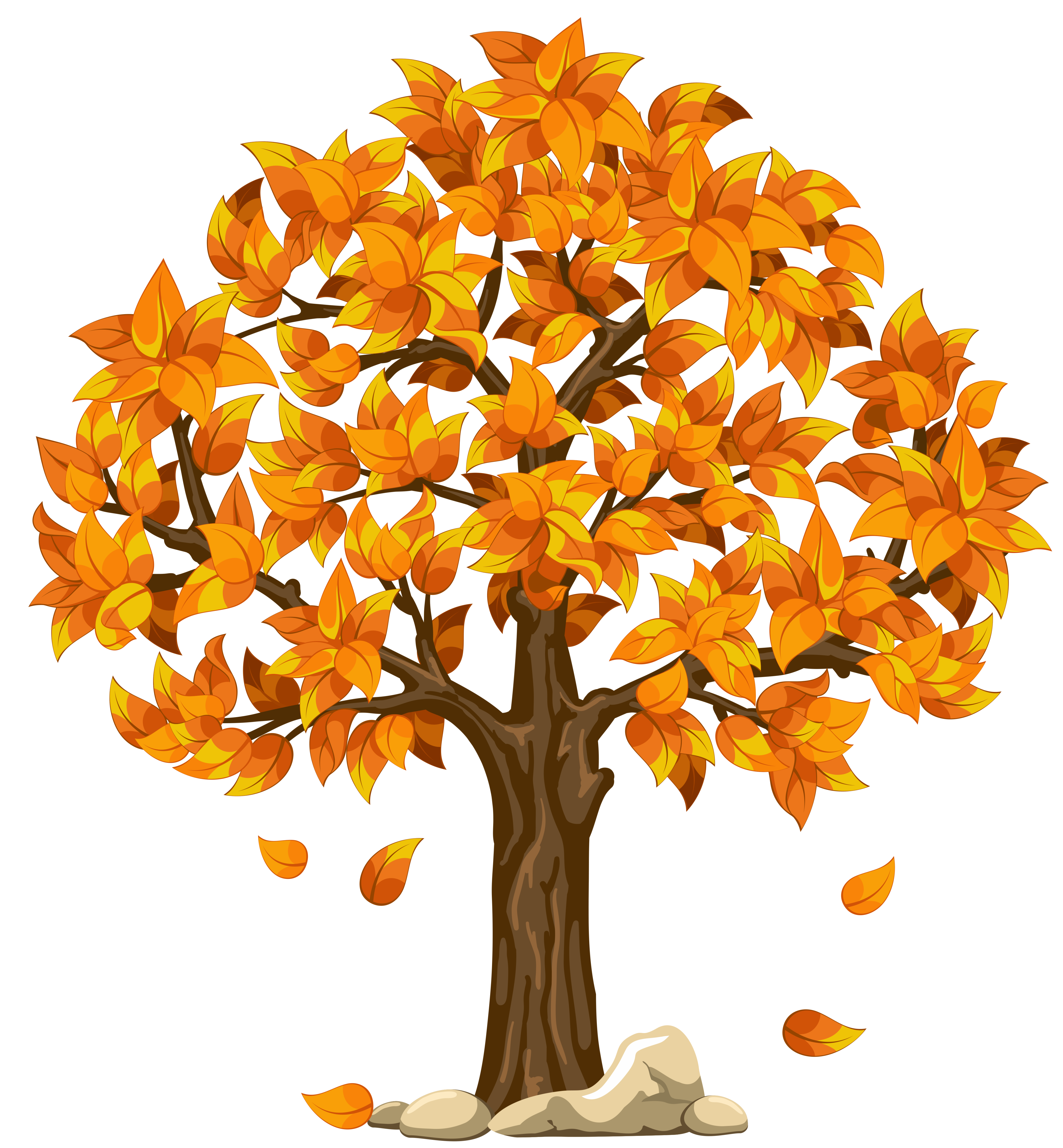 Tree In Autumn Transparent Background