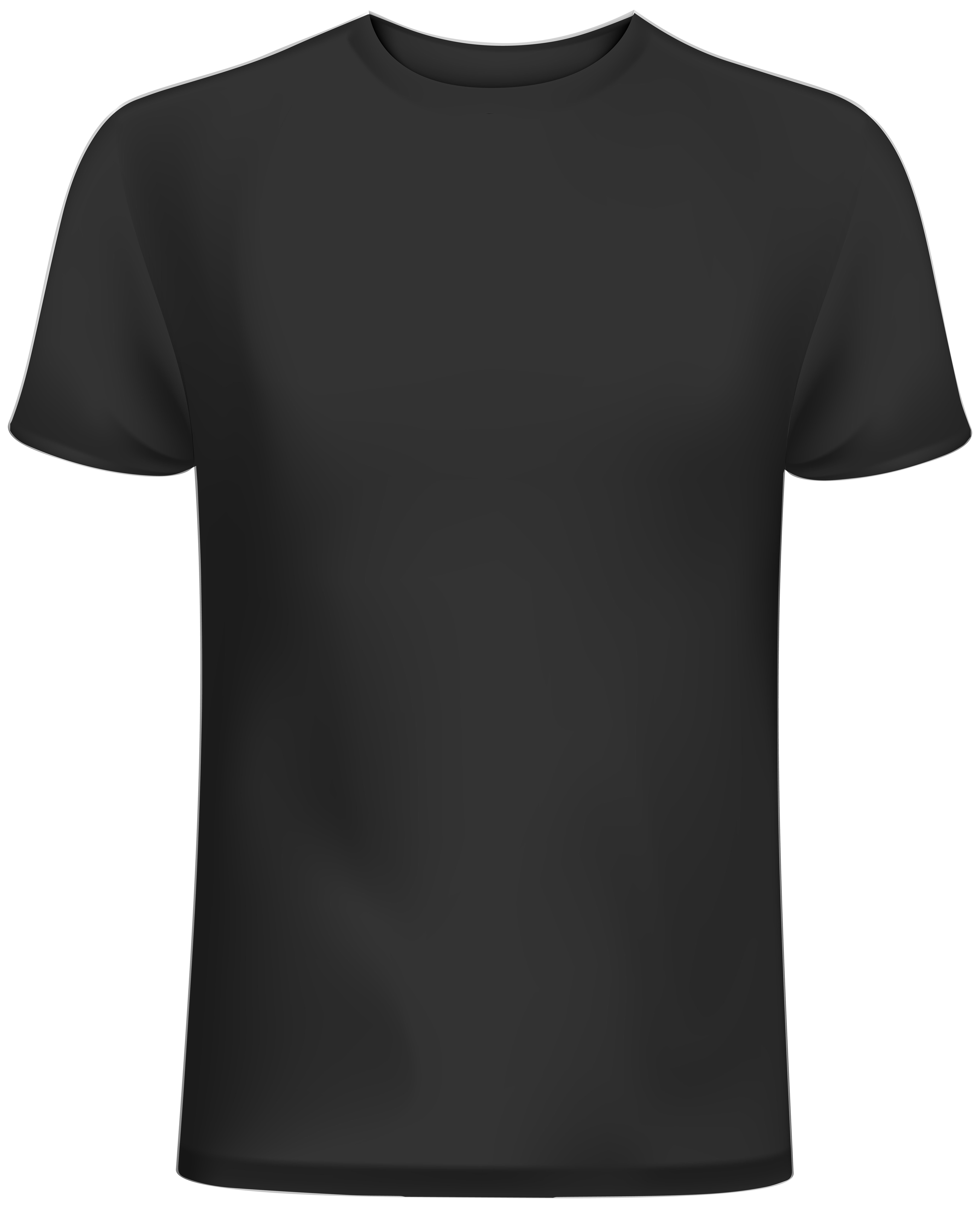 Tshirt Black Back Background PNG Image