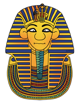Tutankhamun Mask PNG Clipart Background