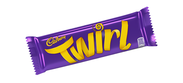Twirl Chocolate Bar Background PNG Image