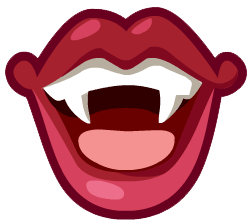 Vampire Mouth Teeth Transparent Background