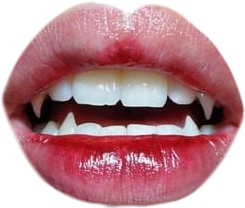 Vampire Mouth Teeth Transparent PNG