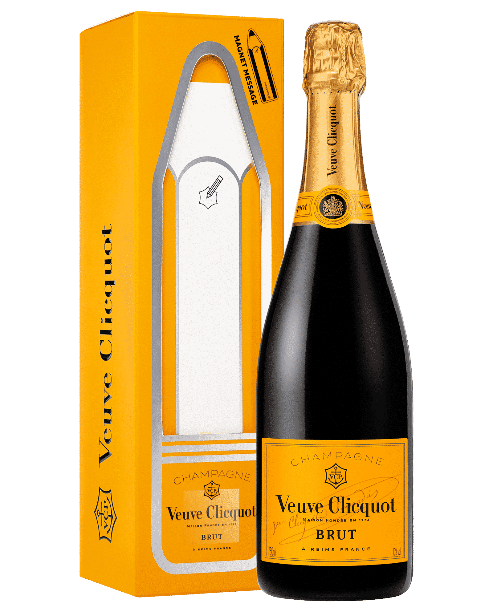 Veuve Clicquot Brut Bottle Download Free PNG