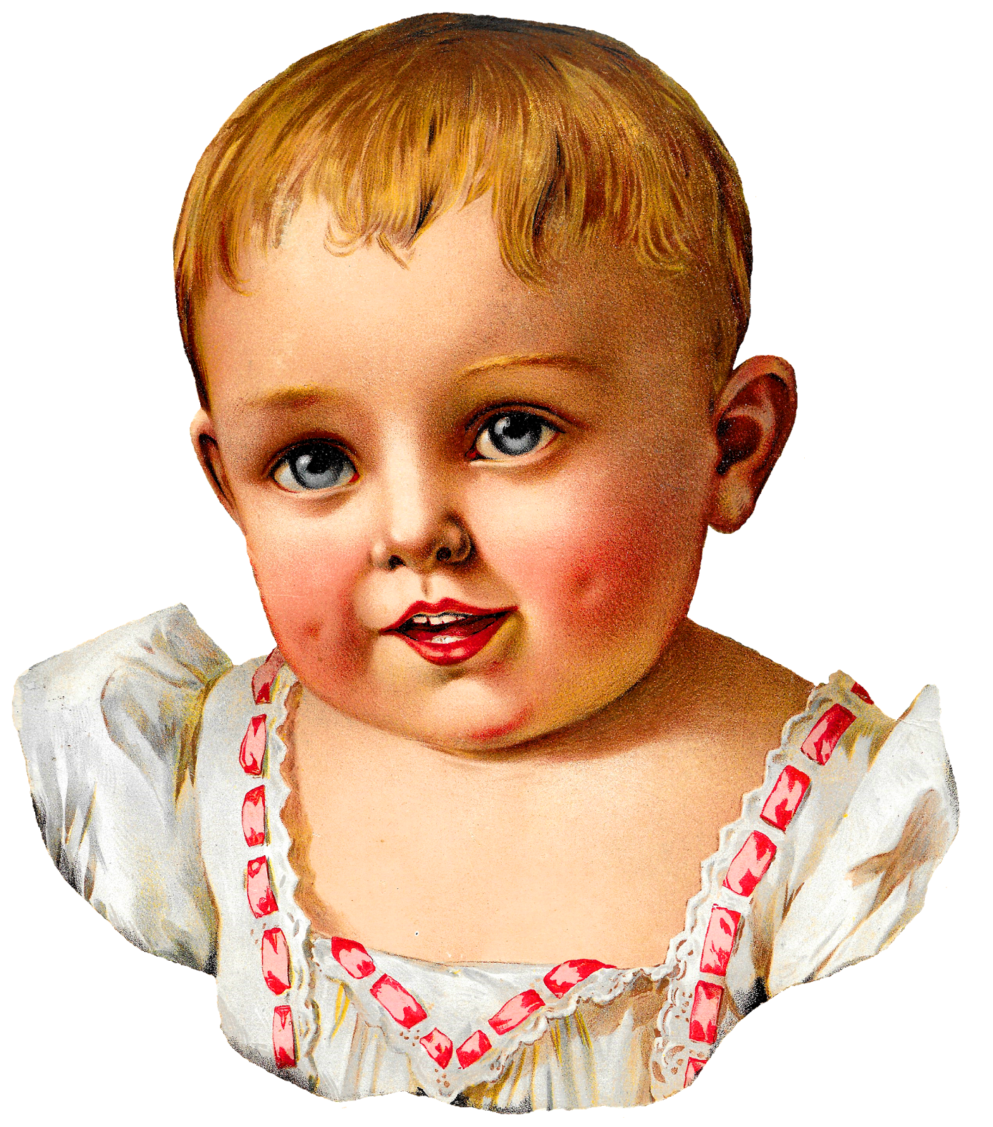 Victorian Baby PNG Background