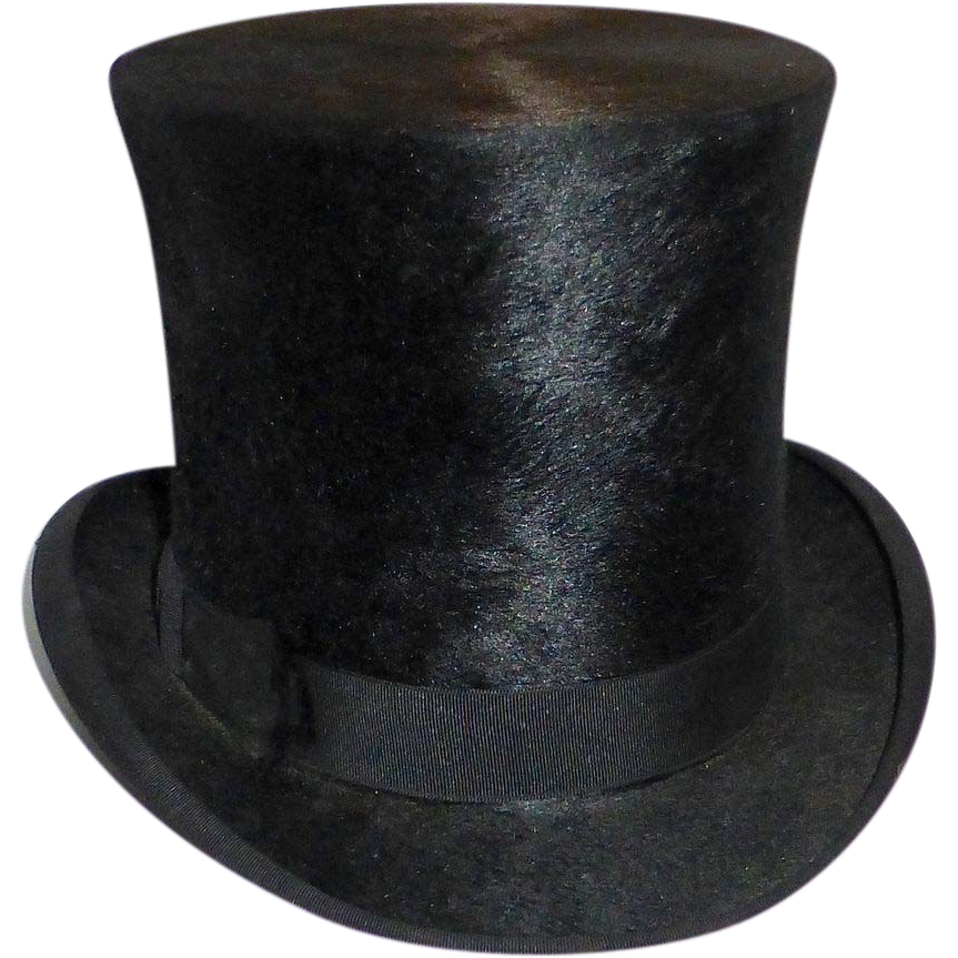 Victorian Black Hat Transparent Images