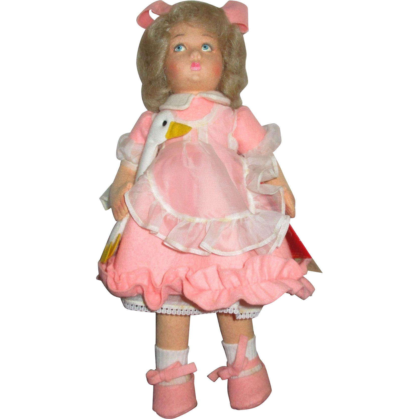 Vintage Girl Doll Transparent Background