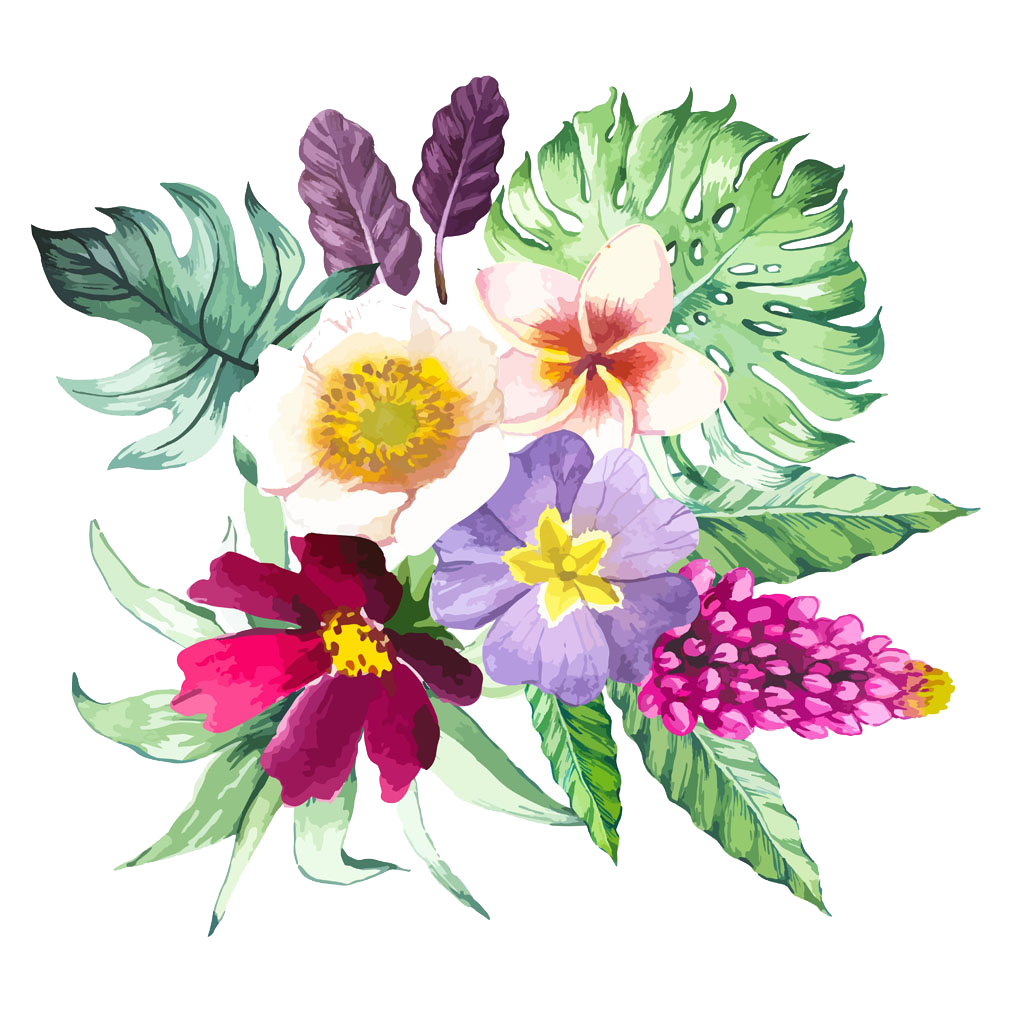 Watercolor Bouquet Download Free PNG