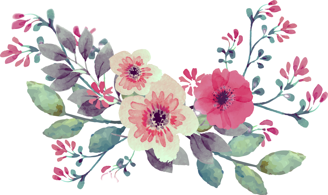 Watercolor Bouquet No Background
