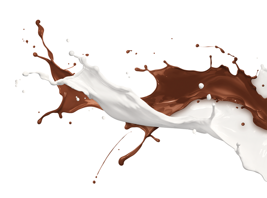 White Chocolate Splash PNG Clipart Background