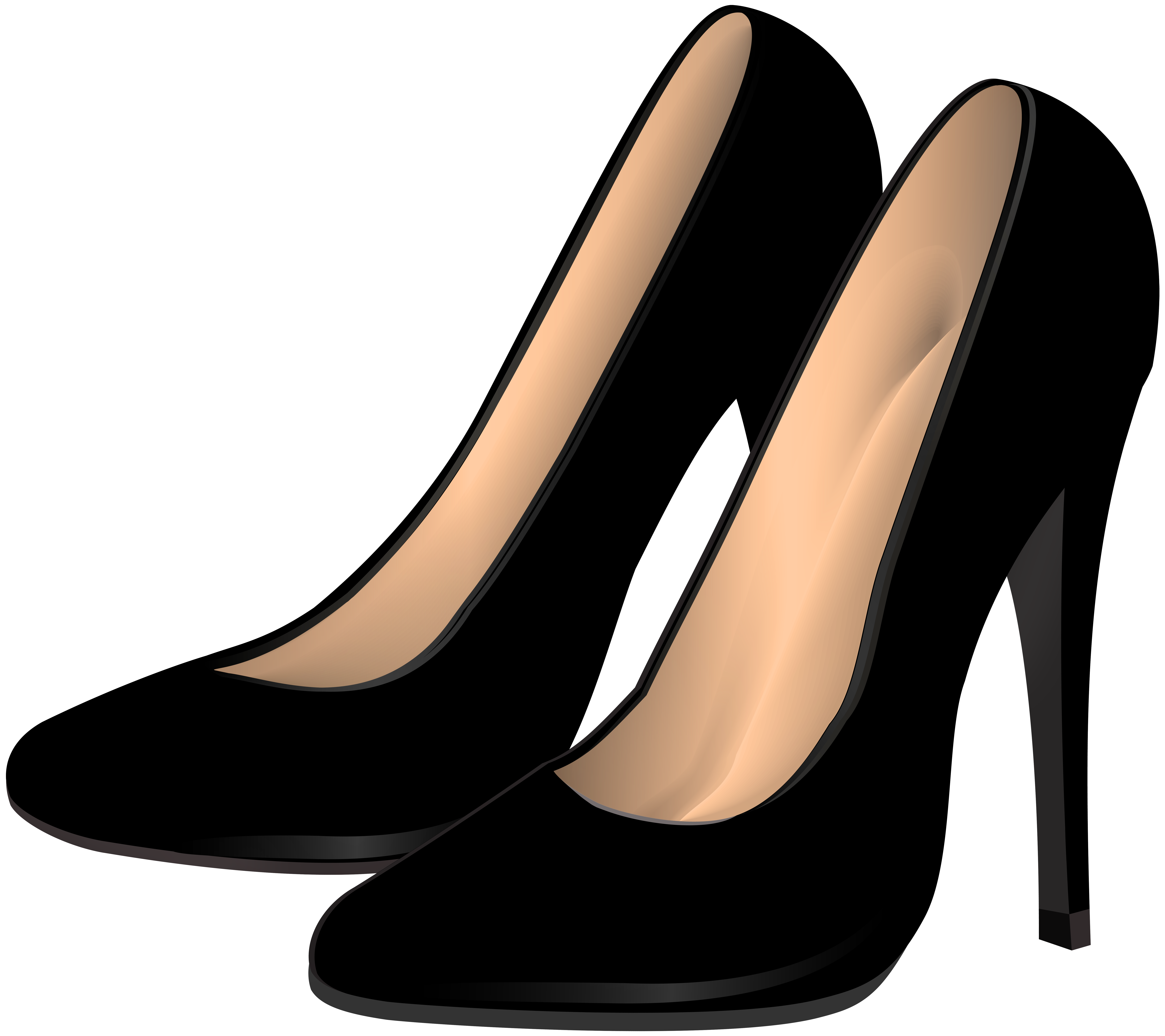 White Heel Women Shoe PNG HD Quality