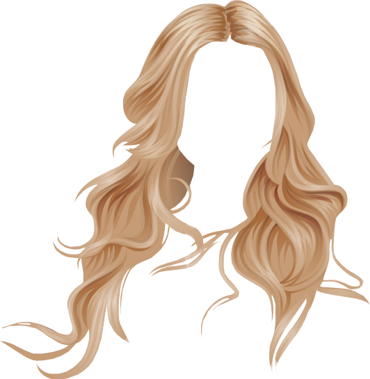 Wig Blond Long Transparent PNG