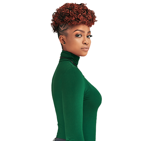Woman Afro Hair Style PNG Free File Download