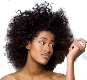 Woman Afro Hair Style Transparent Free PNG