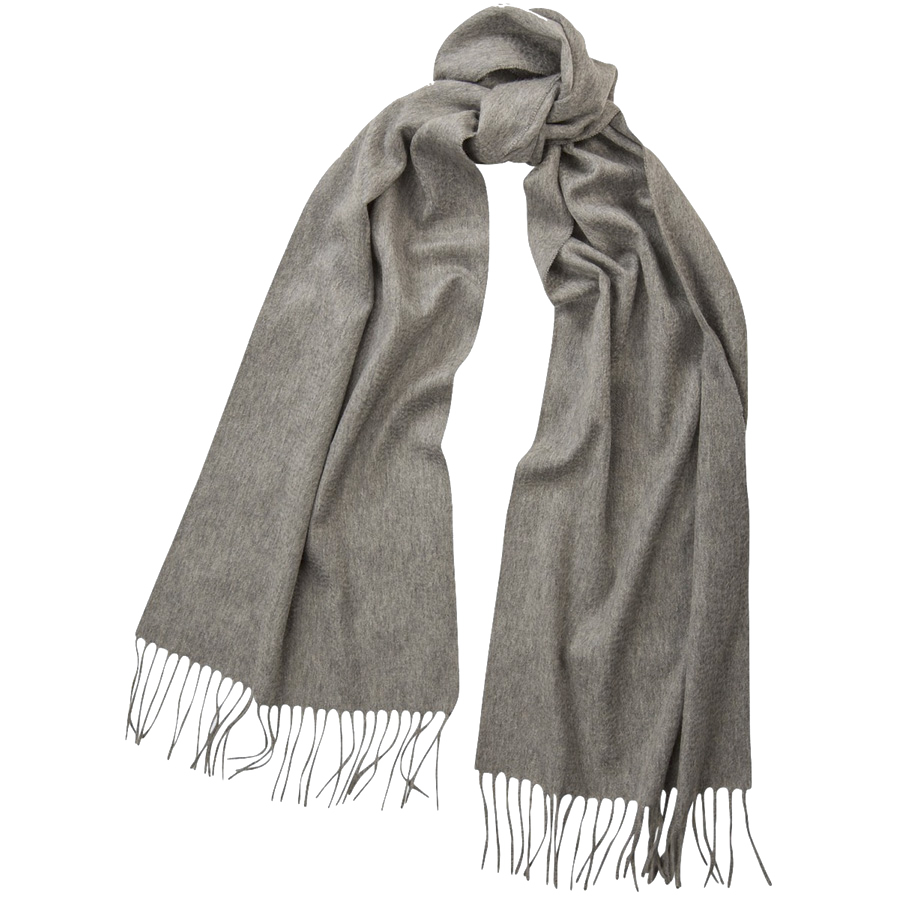 Woman Grey Scarf PNG Clipart Background