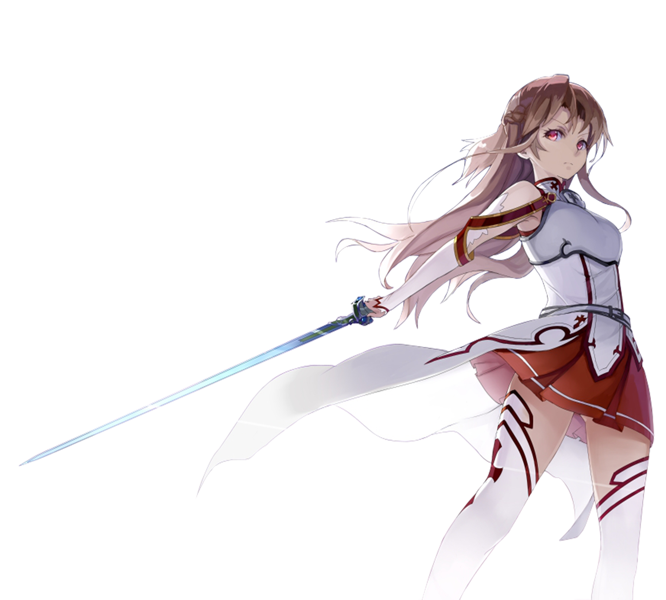 Woman With Long Sword Transparent Images
