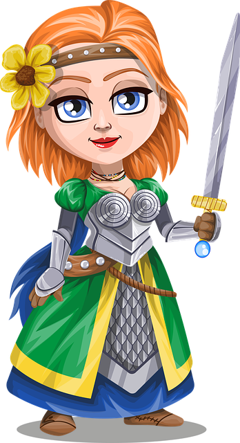 Woman With Sword PNG HD Quality