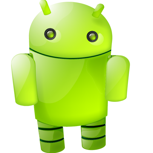 Android Imagem Transparente robô.