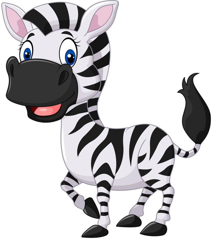 Animated Zebra Imagen PNG de fondo