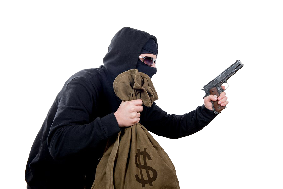 Armed Robber Transparent Background