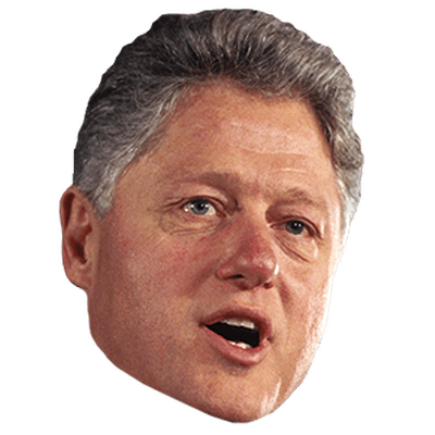 Bill Clinton transparante PNG