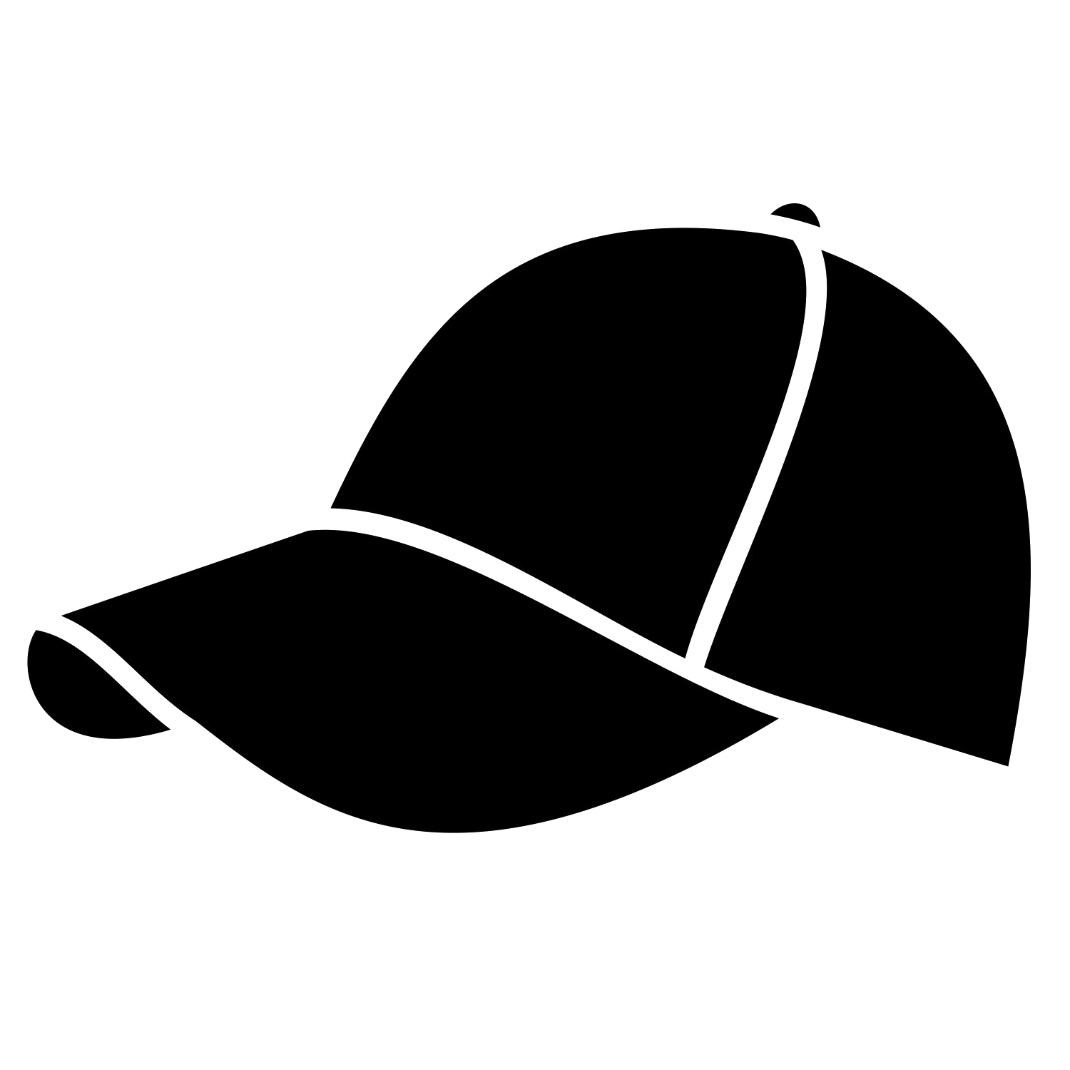 Black Baseball Cap Transparent PNG - PNG Play