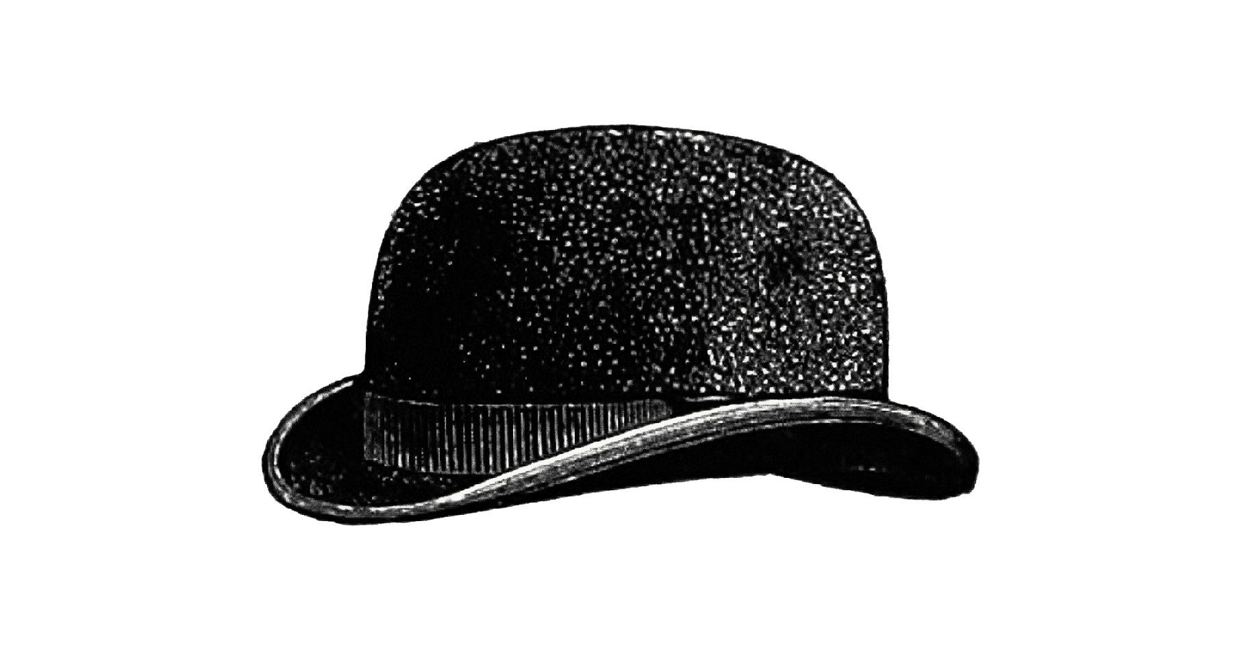 Black Bowler หมวกฟรี Png