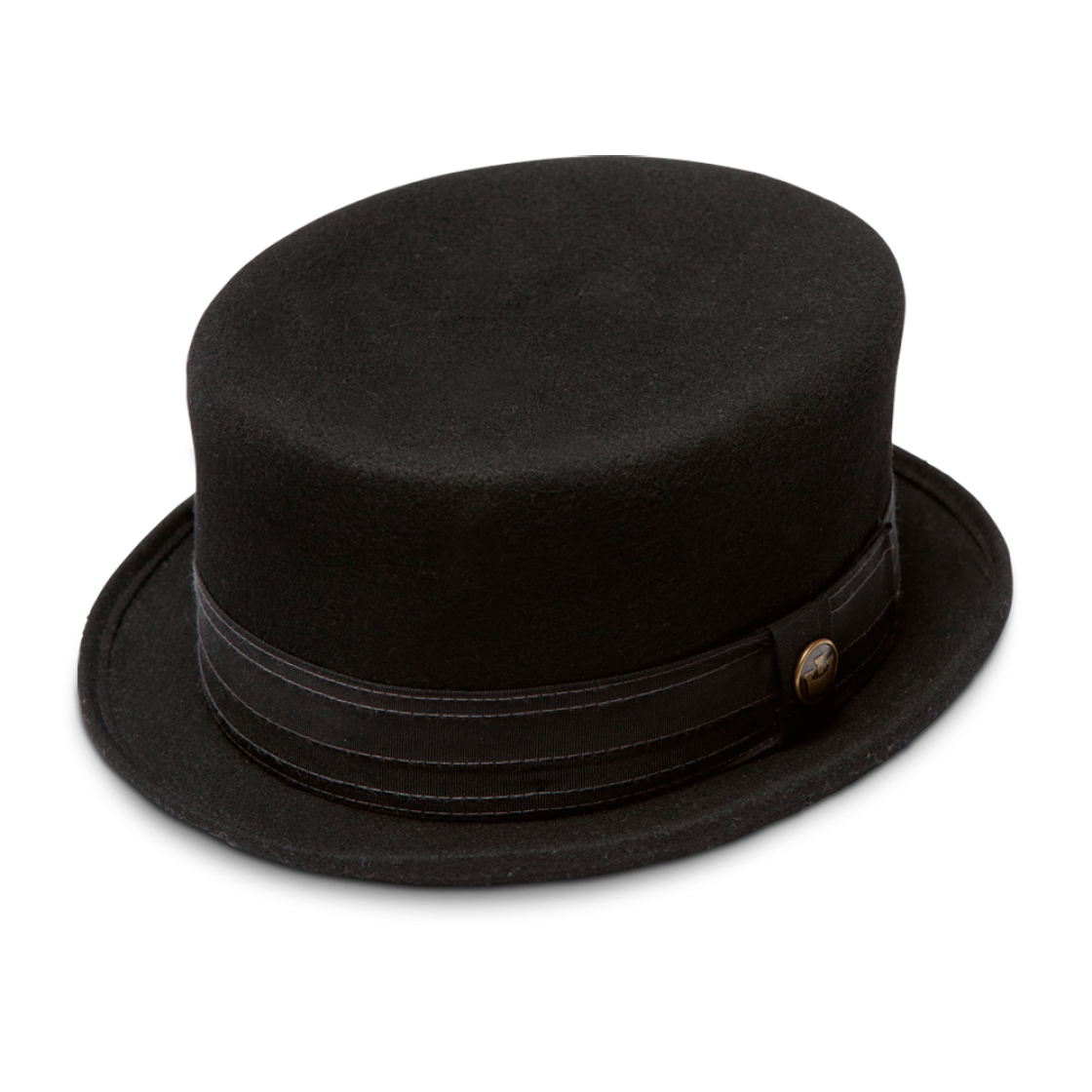 Black Bowler Fondo transparente de sombrero