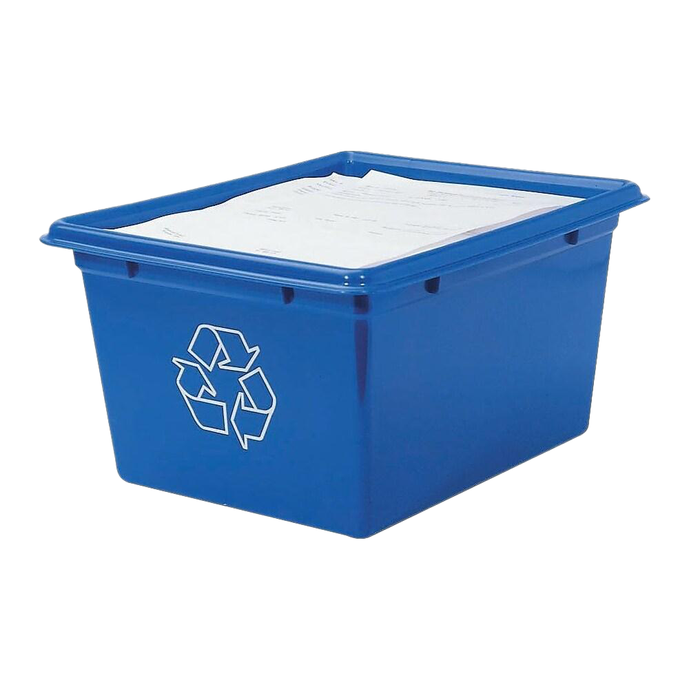 Blue Recycle Bin PNG Images HD