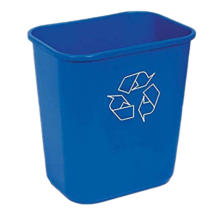 Blue Recycle Bin Transparent File