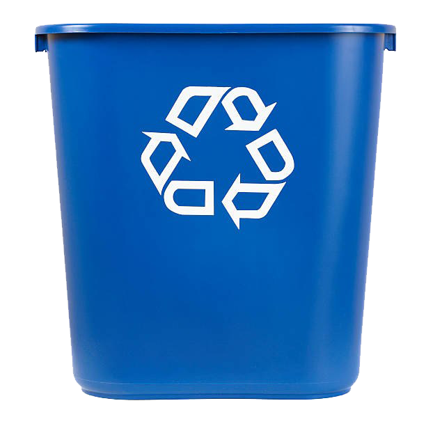 Blue Recycle Bin Transparent Image