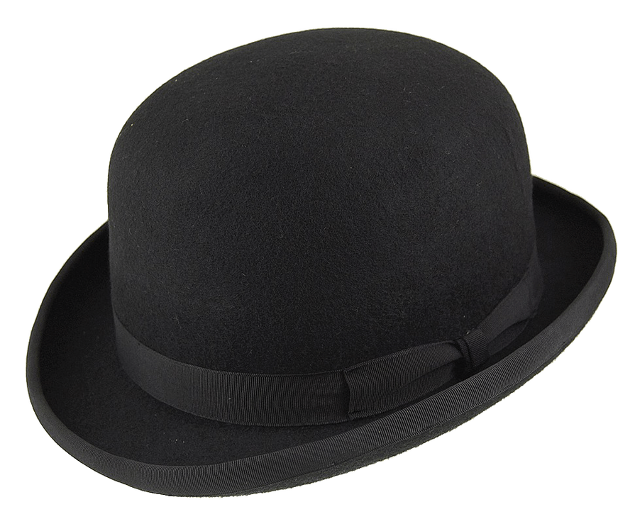 Bowler Fondo de sombrero PNG