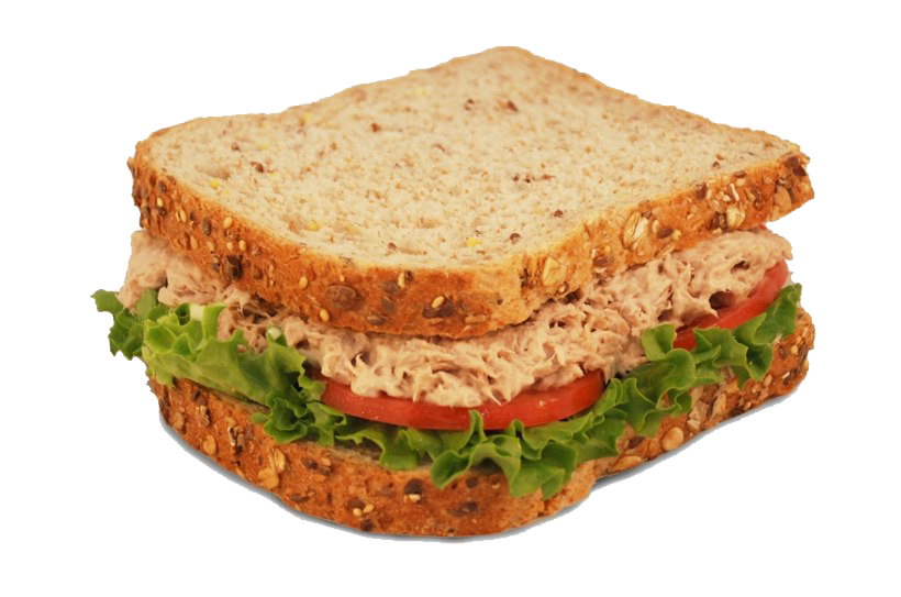 Bread Sándwich de fondo transparente