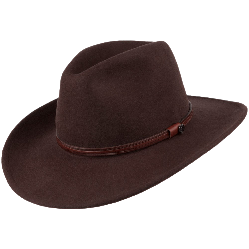 Fichier transparent chapeau de cowboy marron
