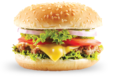Burger Background PNG Image