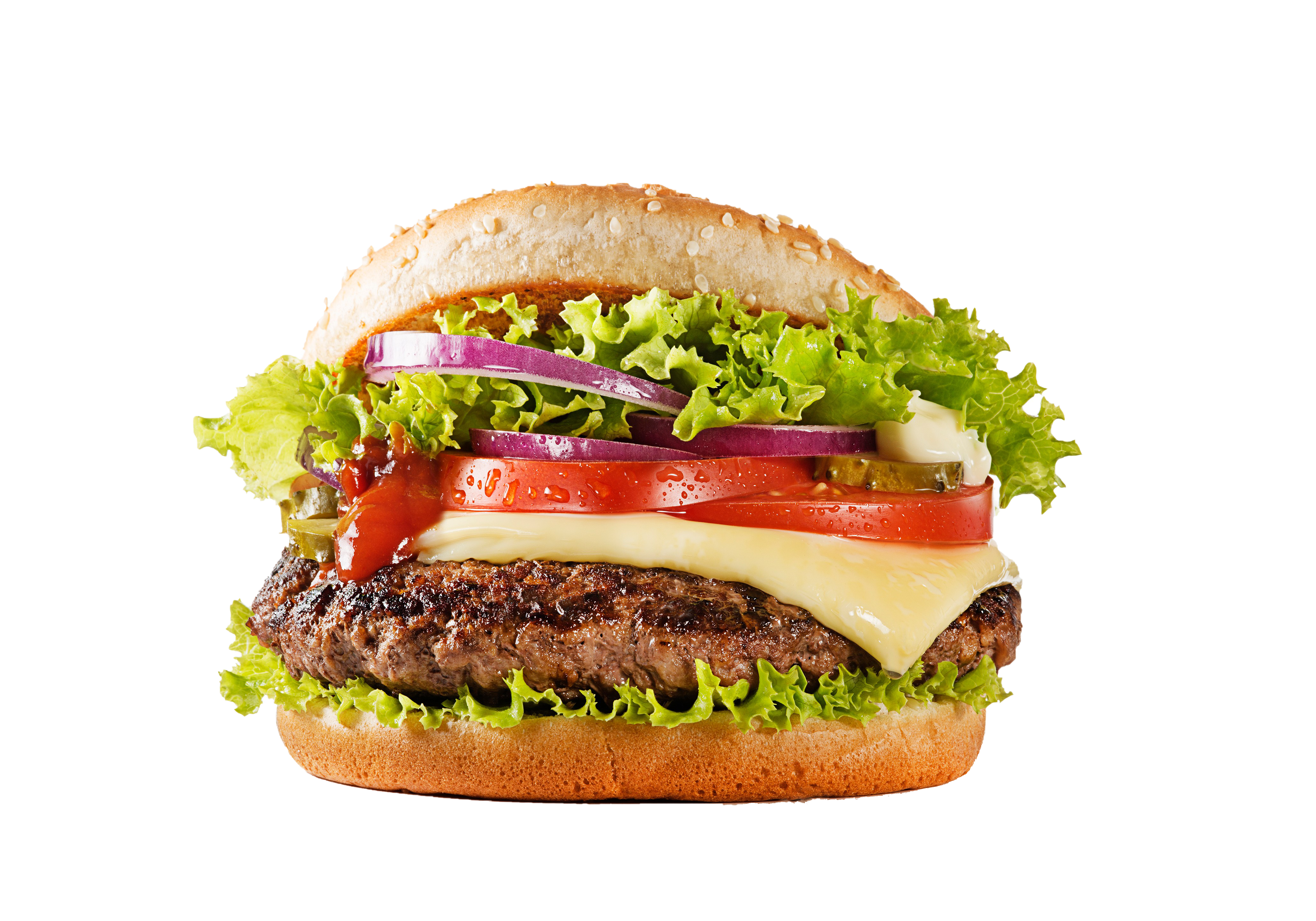 Burger PNG Clipart Background