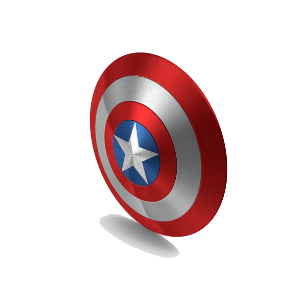 Captain America Imagen transparente escudos