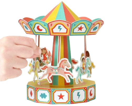 Carousel Background PNG Image
