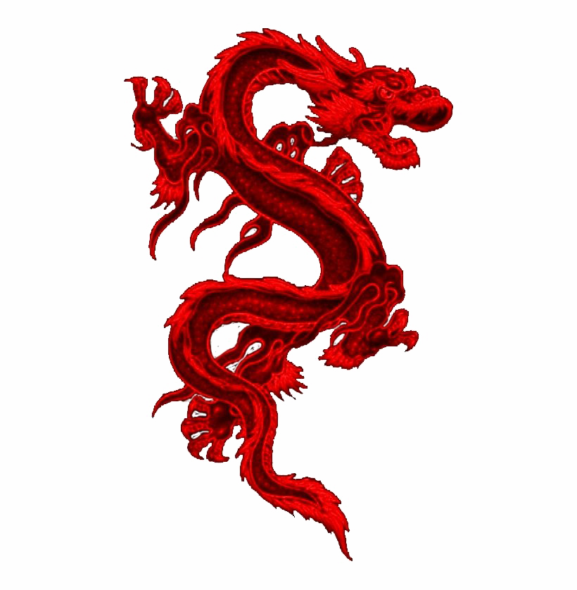 Chinese Fondo transparente dragón