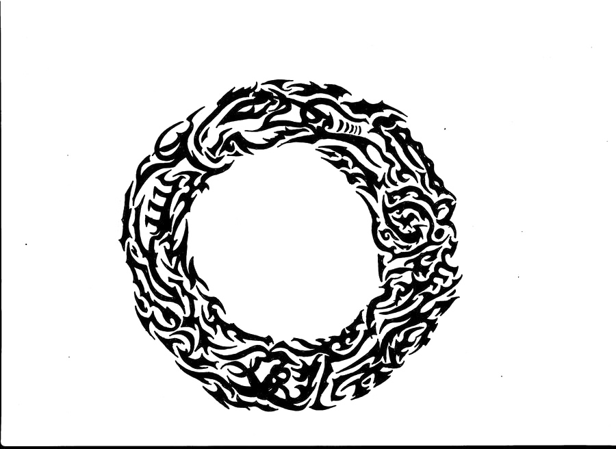 Circle Imagem Transparente do dragão