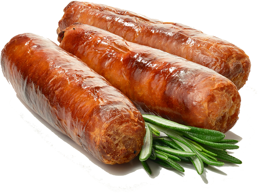 Cooked Sausage Background PNG Image