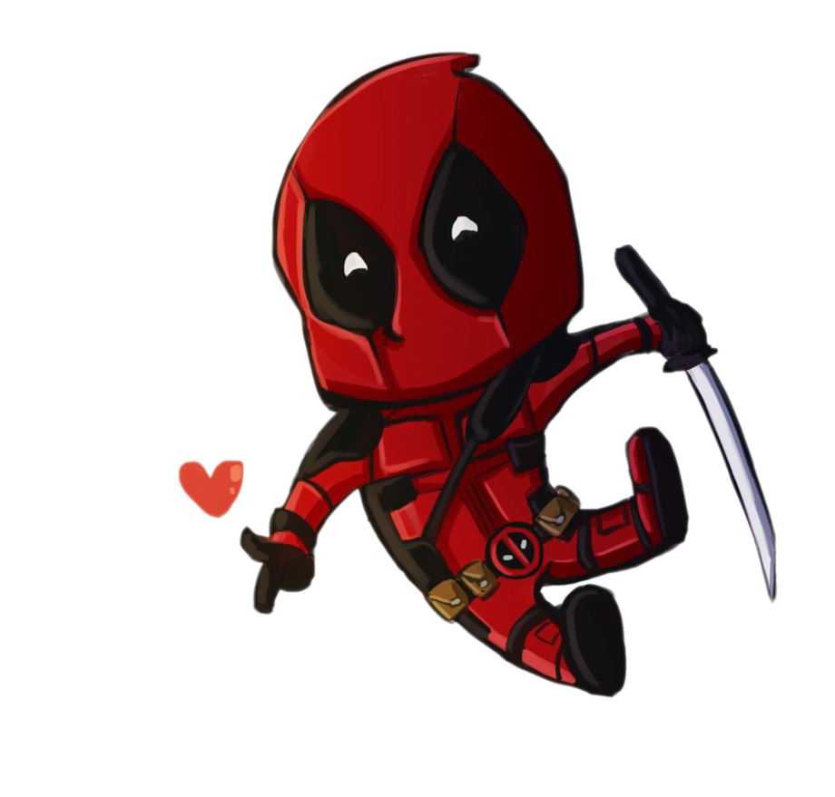 Deadpool Chibi PNG Clipart Background