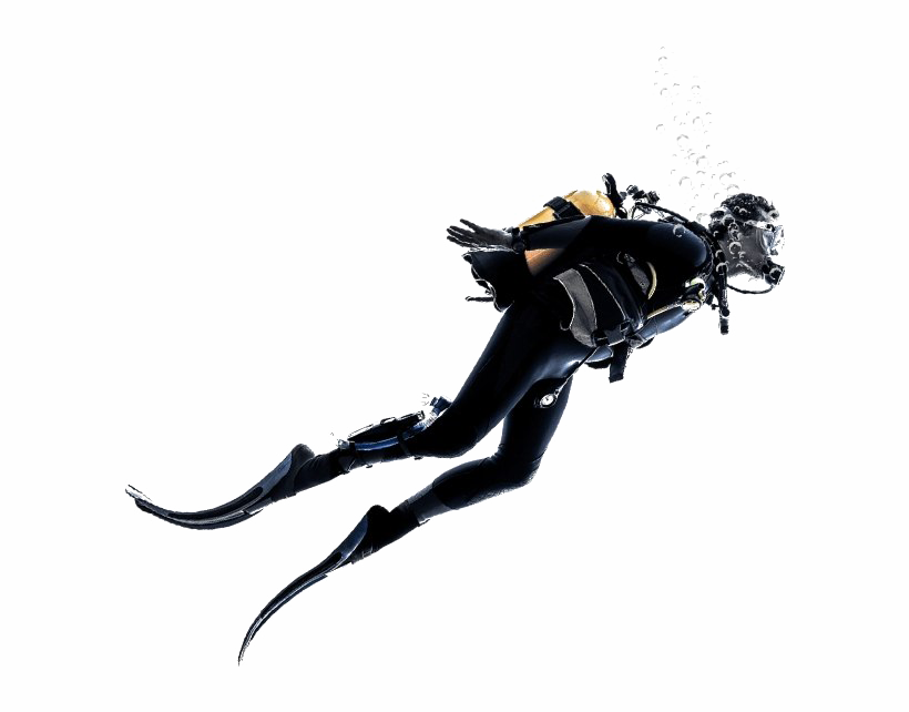 Diver Silhouette Download Free PNG