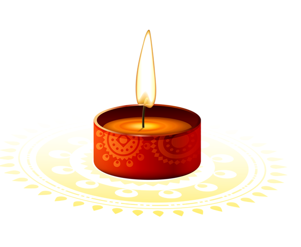 Diwali Candle PNG