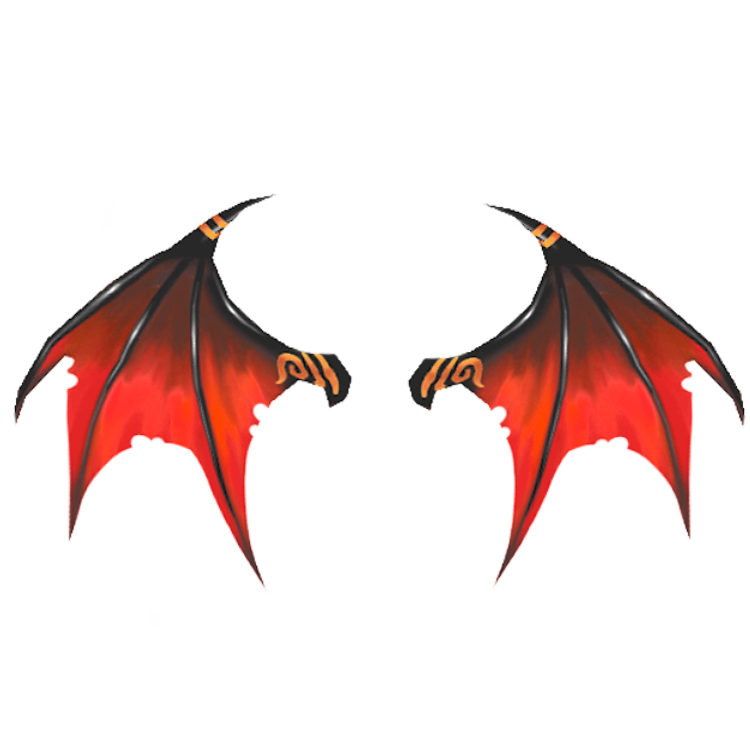 Dragon Wings PNG Fondo de Clipart