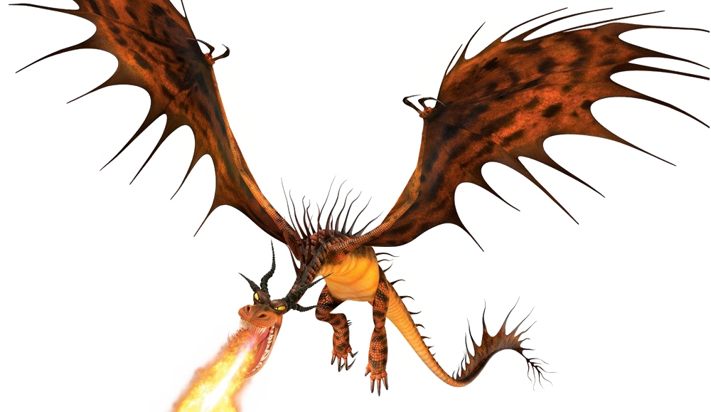 Fire Dragon Transparan Gambar