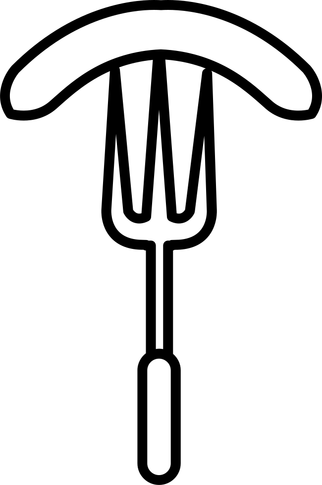 Fork Колбаса прозрачное изображение