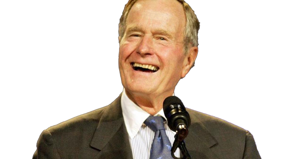Immagine trasparente di George Bush